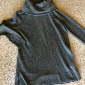 Gray cashmere sweater